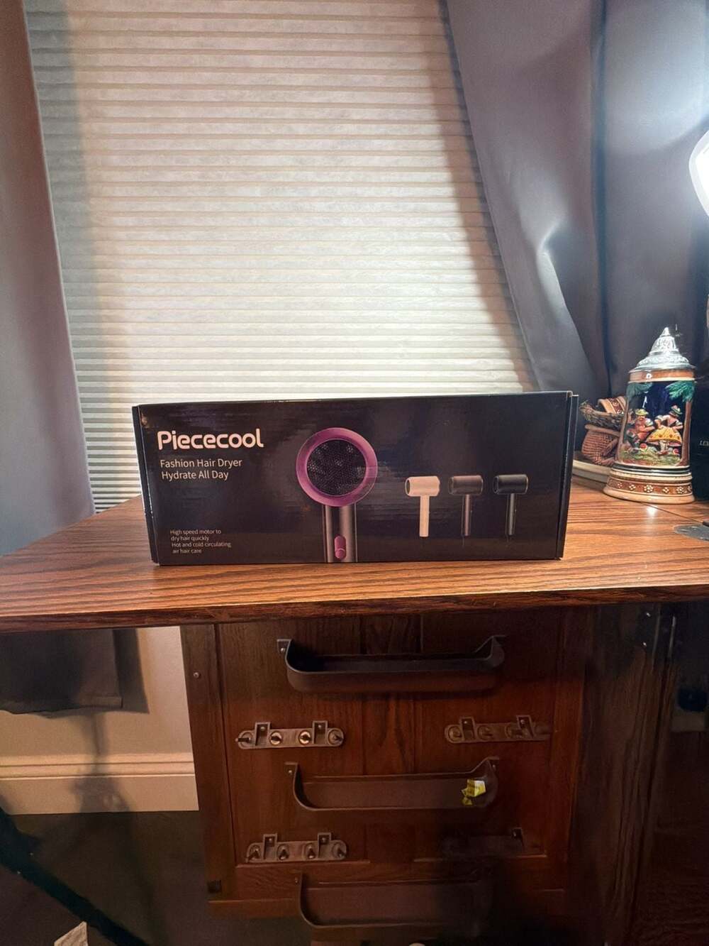Piececool Fashion Hair Dryer Hydrate All Day High Speed Ionic Hairdryer